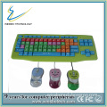 Mini Colorful Wireless Keyboard Mouse Combos